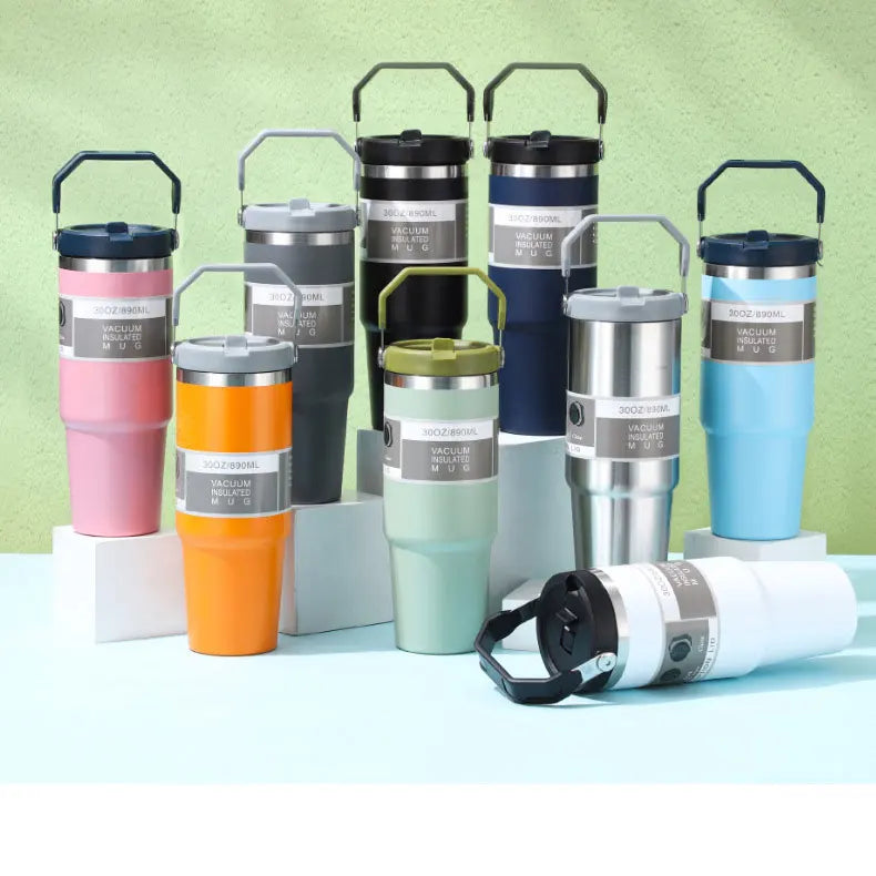 Gourde Isotherme OniZen™ – Acier Inoxydable & Poignée Dazzling