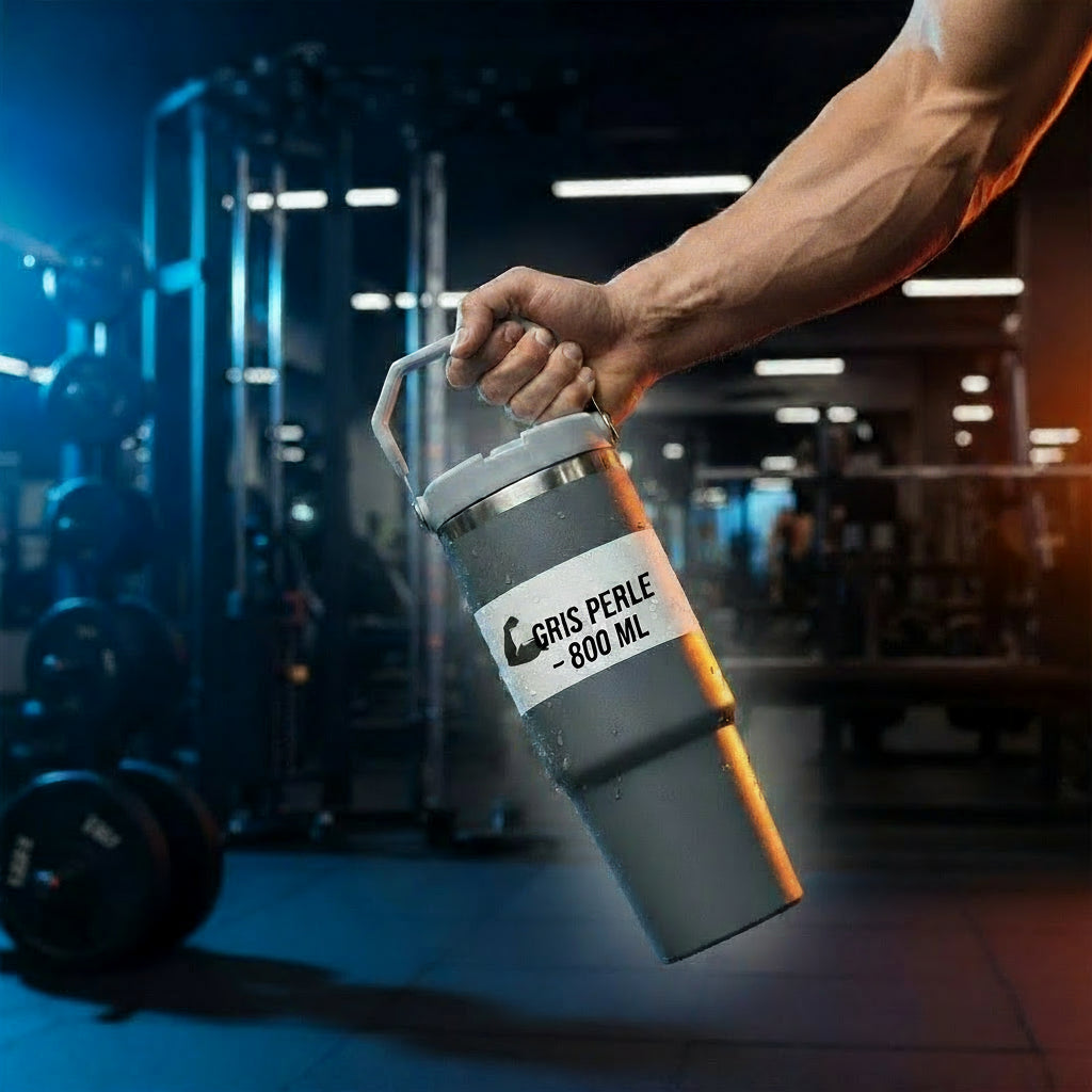 Gourde Isotherme OniZen™ – Acier Inoxydable & Poignée Dazzling