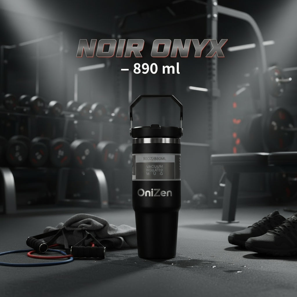 Gourde Isotherme OniZen™ – Acier Inoxydable & Poignée Dazzling