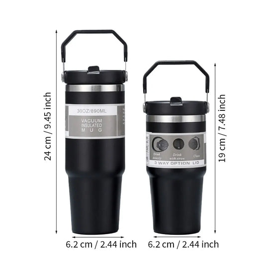 Gourde Isotherme OniZen™ – Acier Inoxydable & Poignée Dazzling