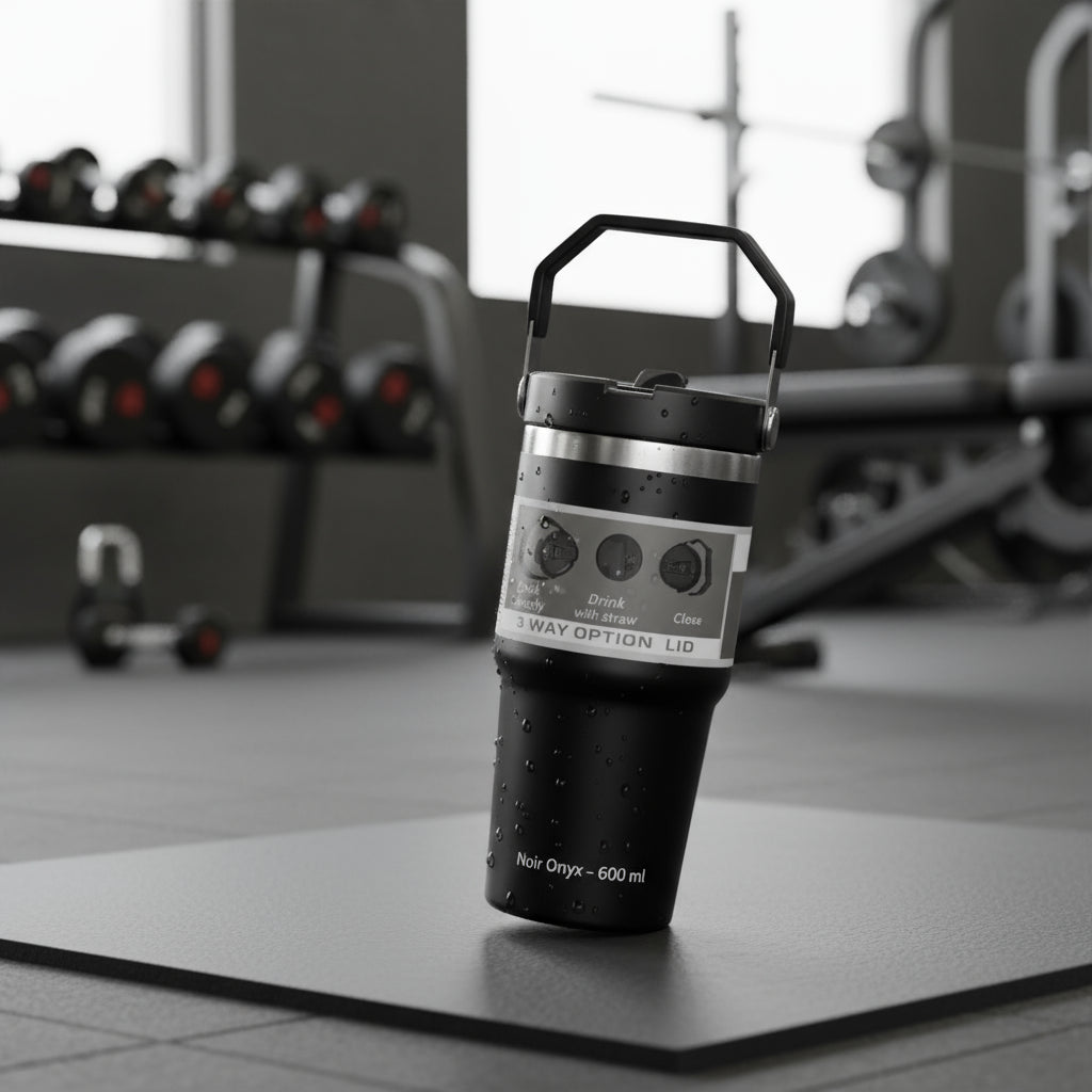 Gourde Isotherme OniZen™ – Acier Inoxydable & Poignée Dazzling