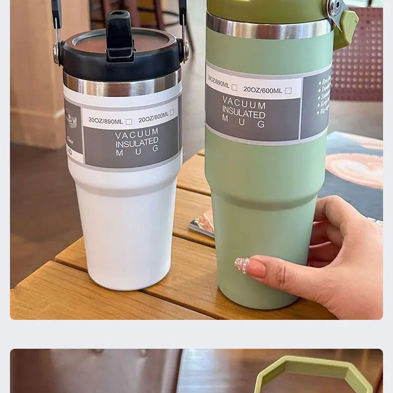 Gourde Isotherme OniZen™ – Acier Inoxydable & Poignée Dazzling