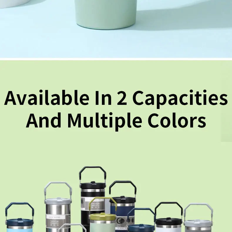 Gourde Isotherme OniZen™ – Acier Inoxydable & Poignée Dazzling